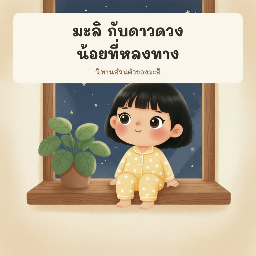 ปกนิทาน มะลิ กับดาวดวงน้อยที่หลงทาง